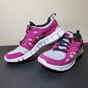 Nike Free Run 2 Running Athletic Shoes Kids Youth Size 6Y